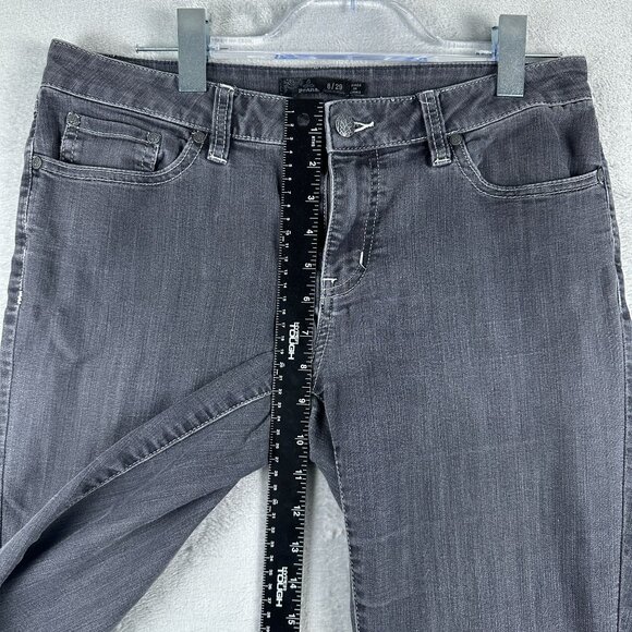 Prana Skinny Jeans Denim Stretch Regular Inseam Womens Black Size 8/29 - Picture 7 of 10